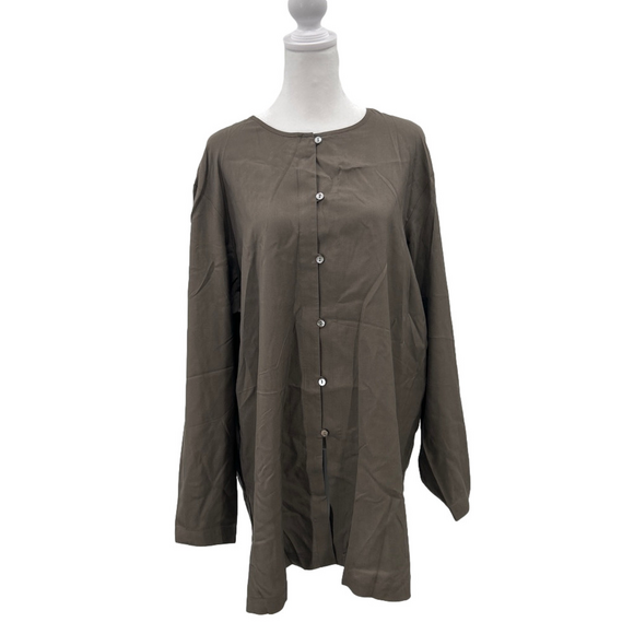 Valerie Stevens Tops - Women's Valerie Stevens Gray Silk Tunic Size 12